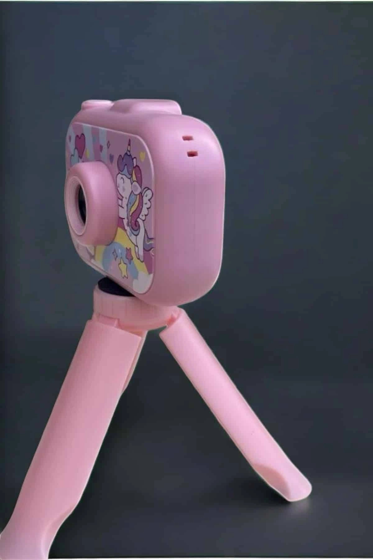 Nemere Ayaklı Mini Fotoğraf Makinesi Çocuk Için Eğitici Video Kamera Tech fotoğrafı 5 (önizleme)