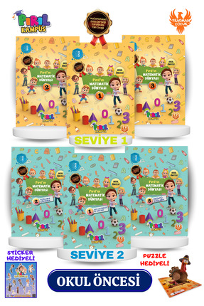 TRT ÇOCUK PIRIL KAMPÜS Pırıl’ın Matematik Dünyası – TAM SET | Seviye 1 + Sevi...