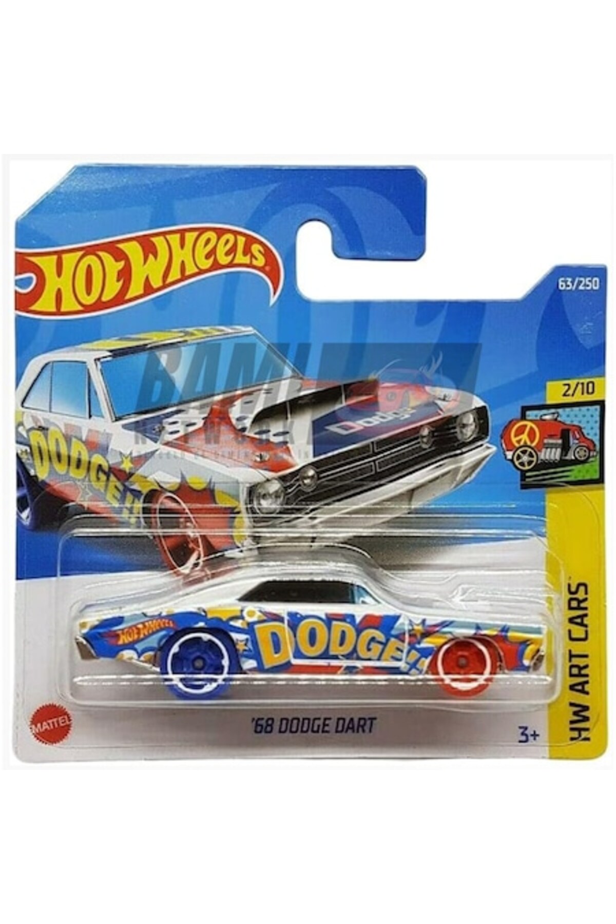 Masinuta Metalica '68 Dodge Dart, Colectia 2022, Multicolor, 1:64
