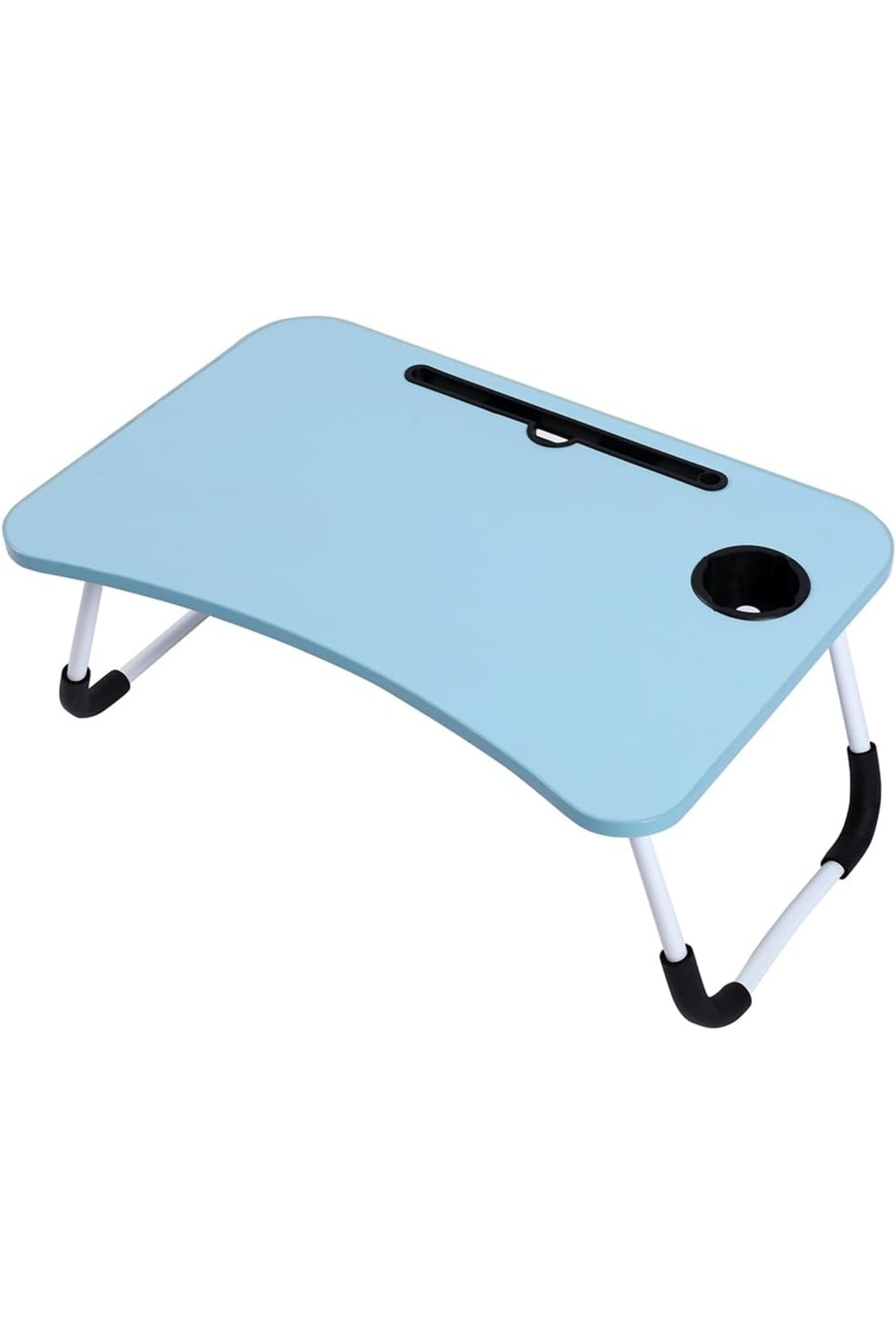 BUNCA Portable foldable laptop table for bed with cup holder for ...