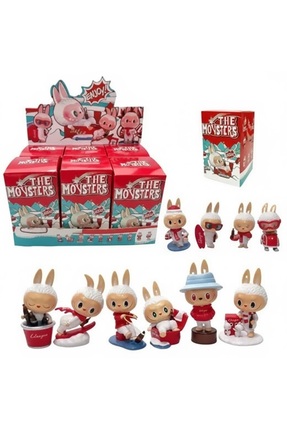 Natavanbutık Labubu Cola Serisi Kör Kutu Noel Oyuncaklar Model Masaüstü Sevim...