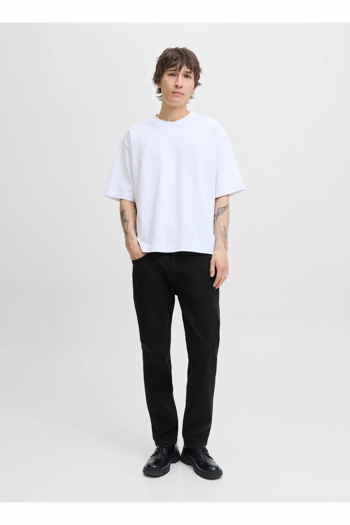 شلوار جین مردانه جک جونز، کلارک، مدل Jjoriginal Sq 356، کد 12282670 جک اند جونز شلوار جین Jack & Jones