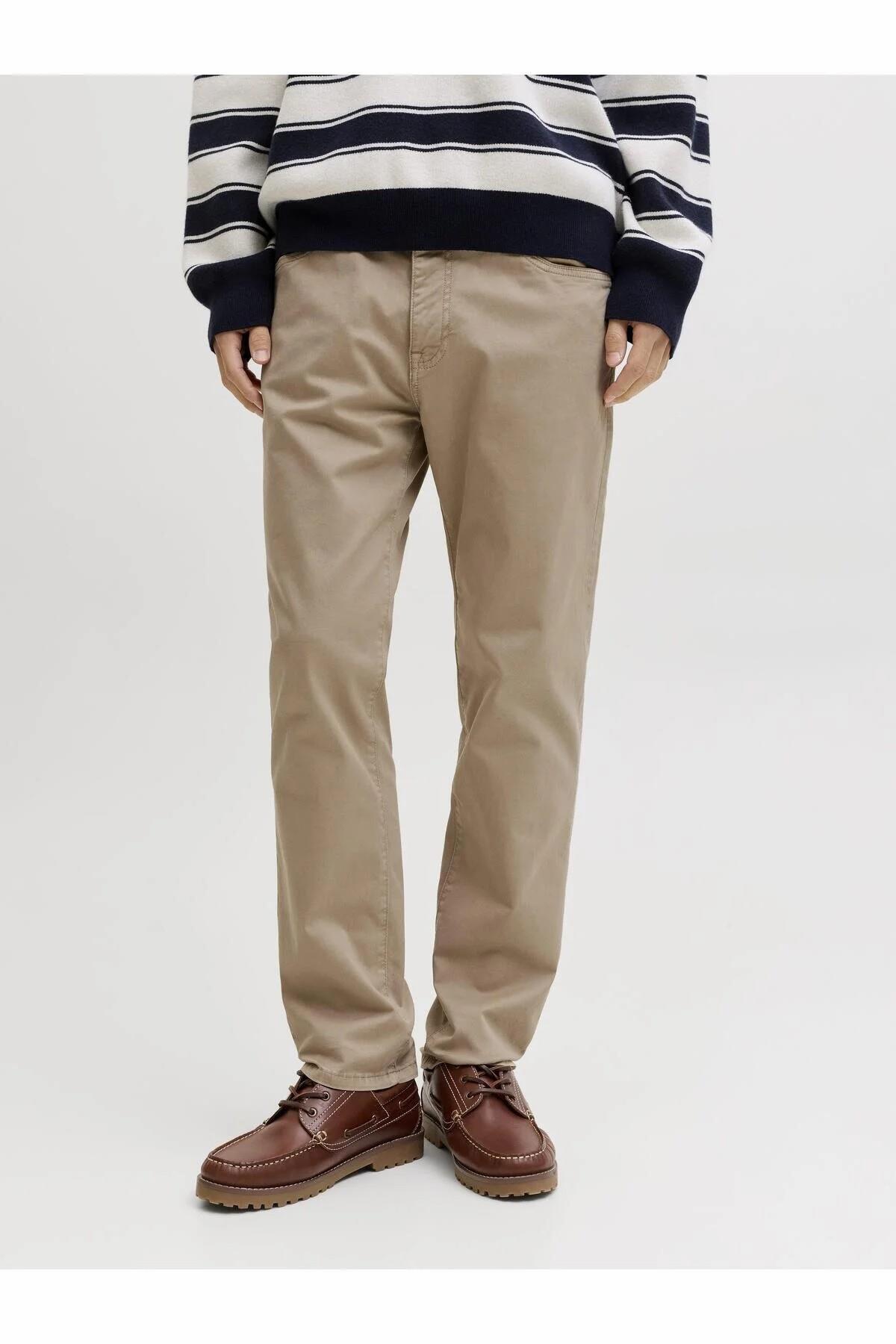 شلوار مردانه راسته فاق کوتاه | جک اند جونز Jack & Jones 12293328 - تصویر 3
