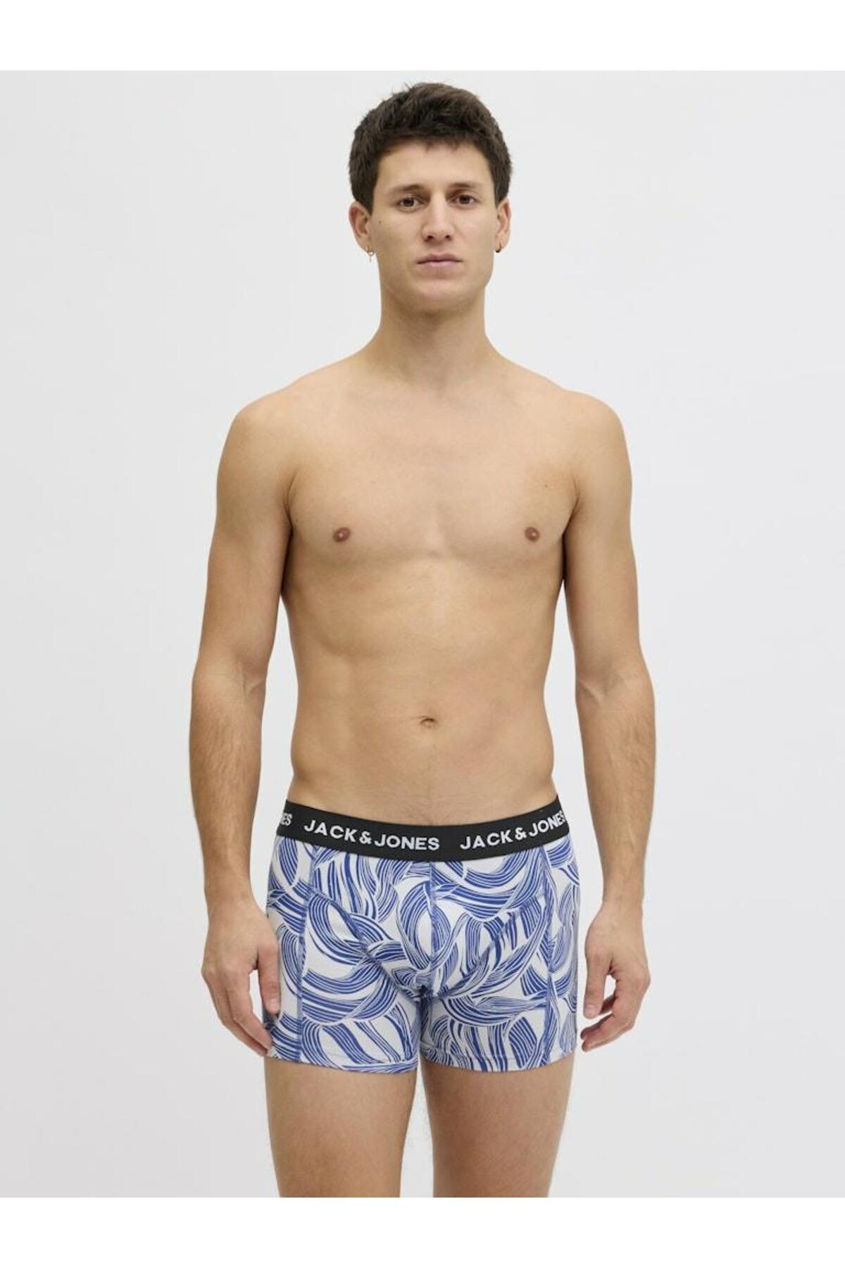 باکسر مردانه راسته فاق نرمال | جک اند جونز Jack & Jones 12288878 - تصویر 2