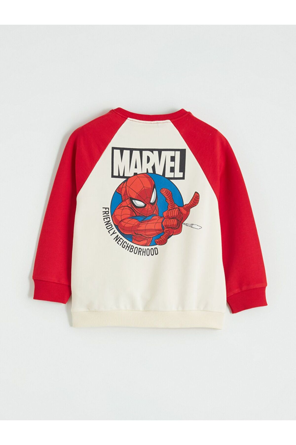 LC Waikiki LCW Kids Spider-Man Baskılı Erkek Çocuk Sweatshirt fotoğrafı 4 (önizleme)