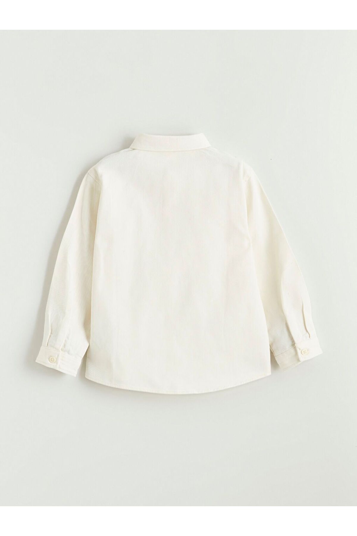 LC Waikiki LCW Kids Erkek Çocuk Basic Gabardin Gömlek fotoğrafı 3 (önizleme)