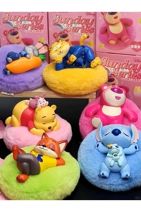 Natavanbutık Sunday Series AromalıPeluş Minderli Figür Koleksiyonu