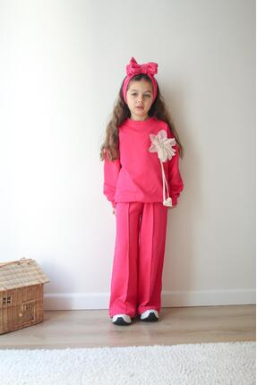 jeliboomkidswear Jeliboom Kız Çocuk Eşofman takımı - 2 İplik Kumaş