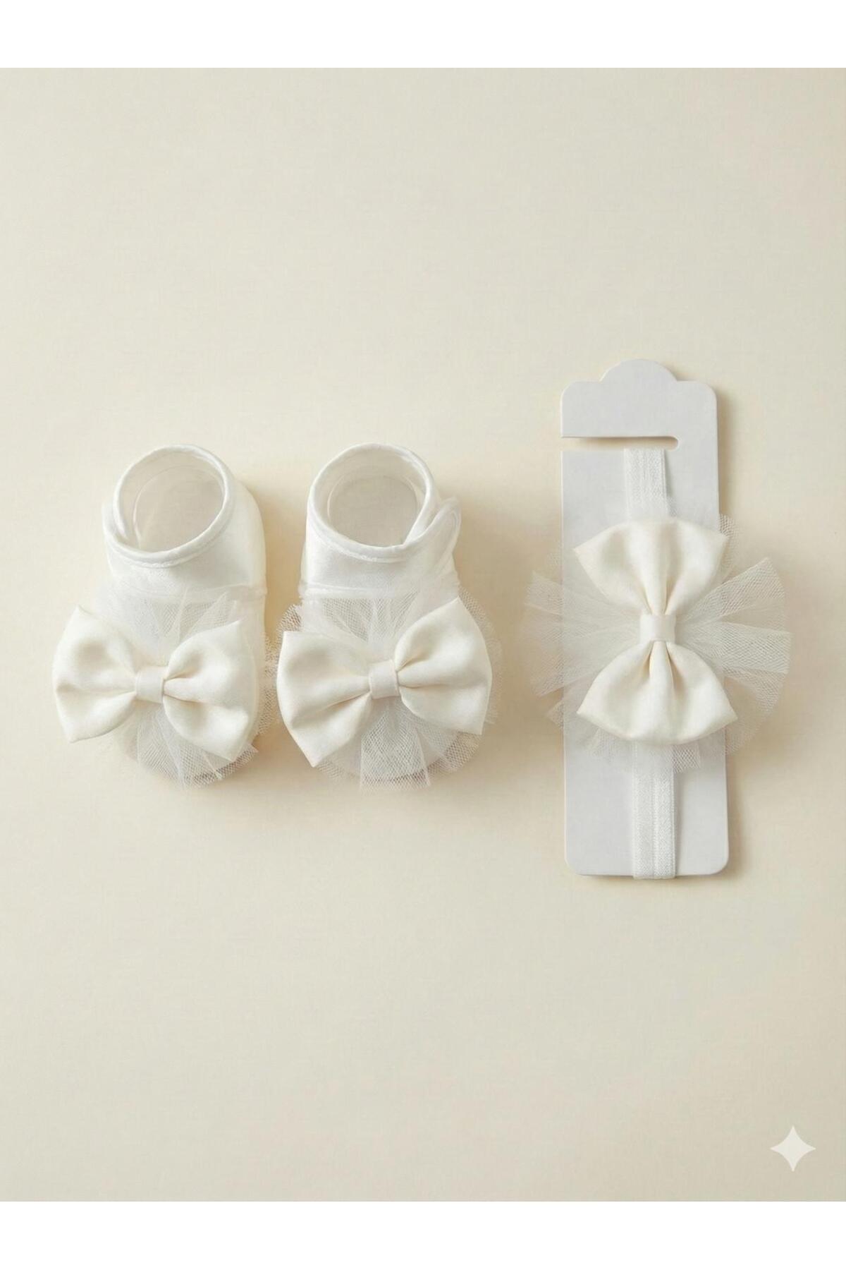 Numix Baby Kids Kız Bebek Dantelli Elbise, Lüks Elbise Seti, YeniDoğan, Bayramlık,Mevlütlük Takım fotoğrafı 5 (önizleme)