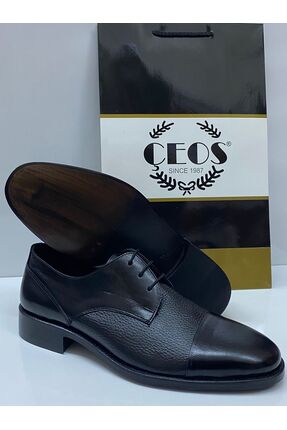 CEOS SHOES El Yapımı Hakiki Deri %100 Kösele Taban Sağlam Ortopedik Ayakkabı