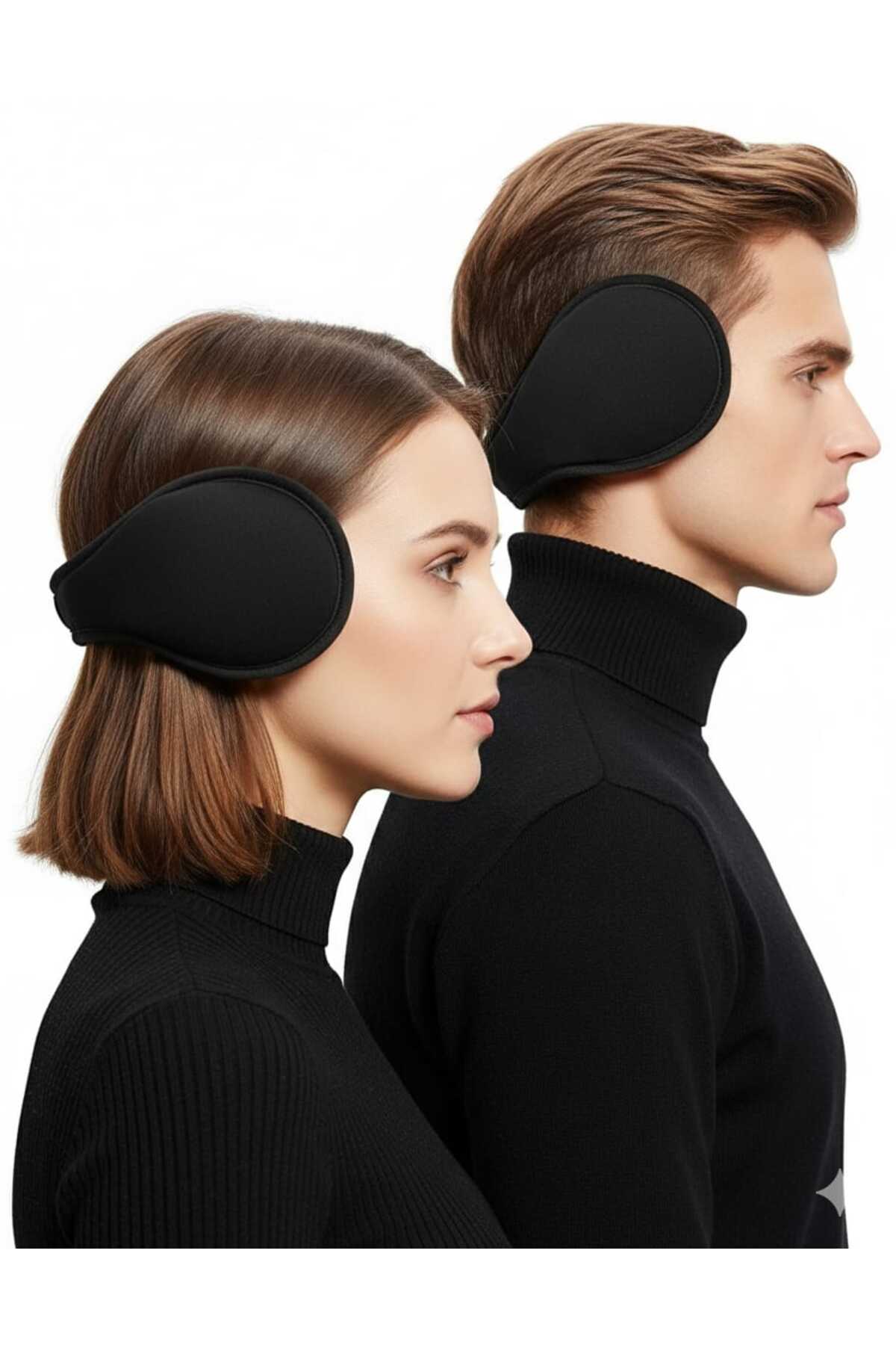 Betülce 2'li Unisex Polar Kulaklık, Kışlık Kulak Koruyucu | Rüzgar Geçirmez