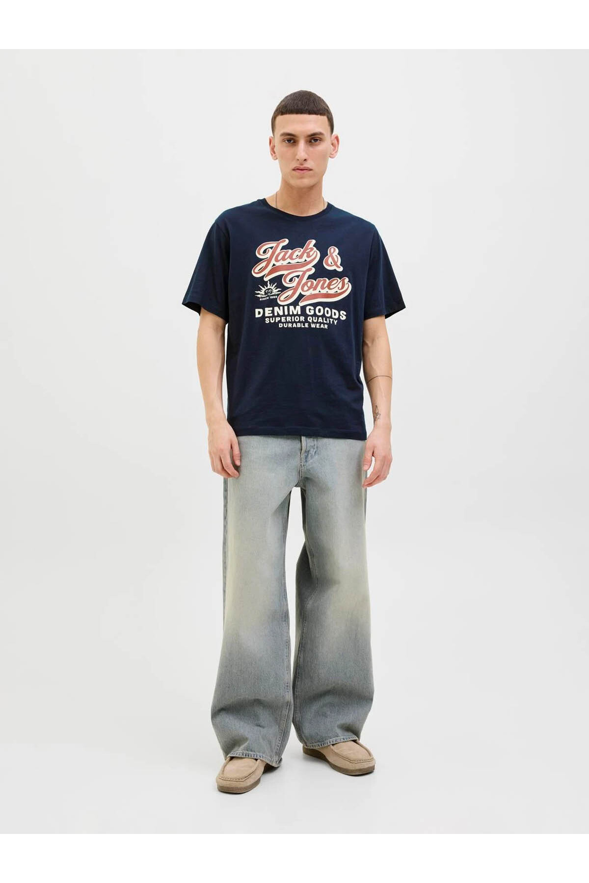 تیشرت مردانه طرح دار آستین کوتاه | جک اند جونز Jack & Jones 12279535 - تصویر 3