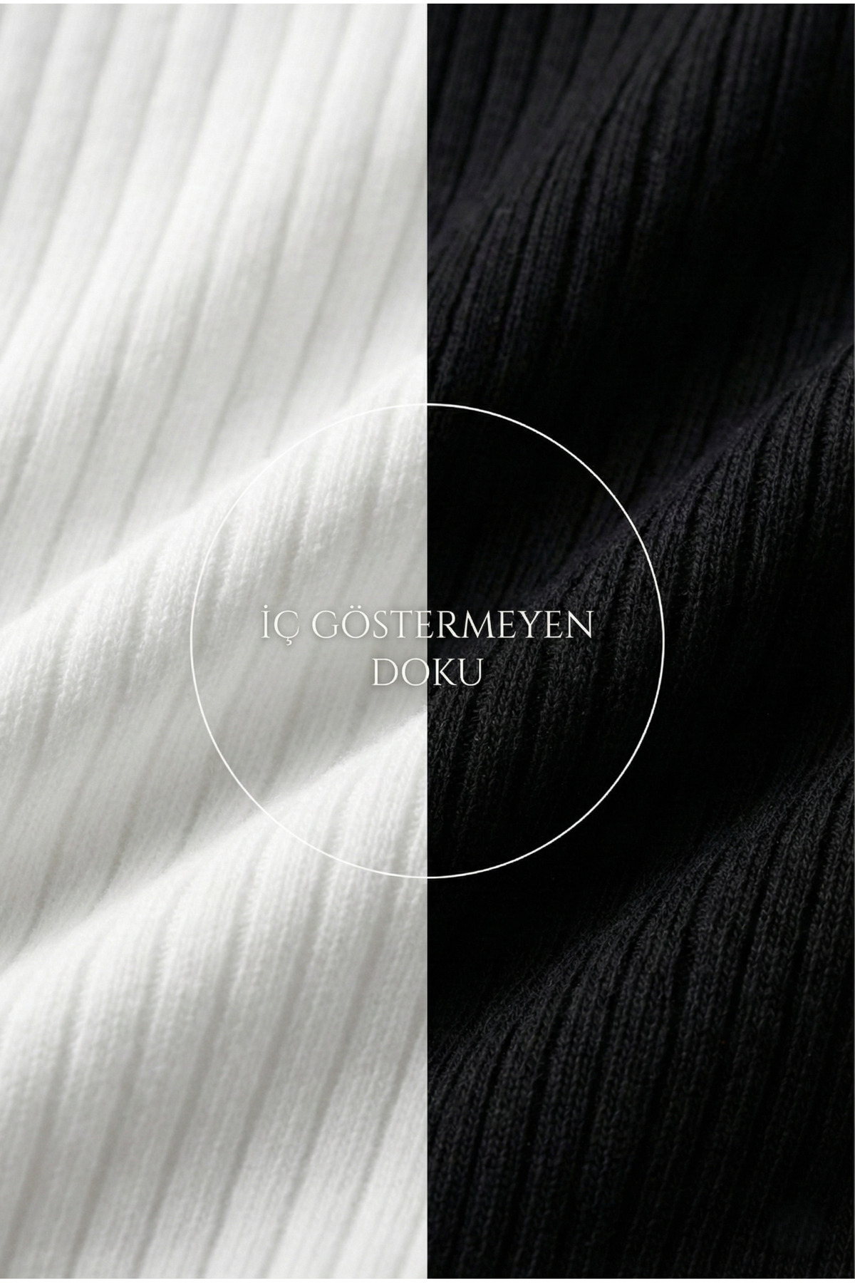 underwear bodyway  Büyük Beden 2'li Kalın Askılı Fitilli Büstiyer Seti - Yanları Kapatan Pamuklu Crop Yarım Atlet - Görsel 6