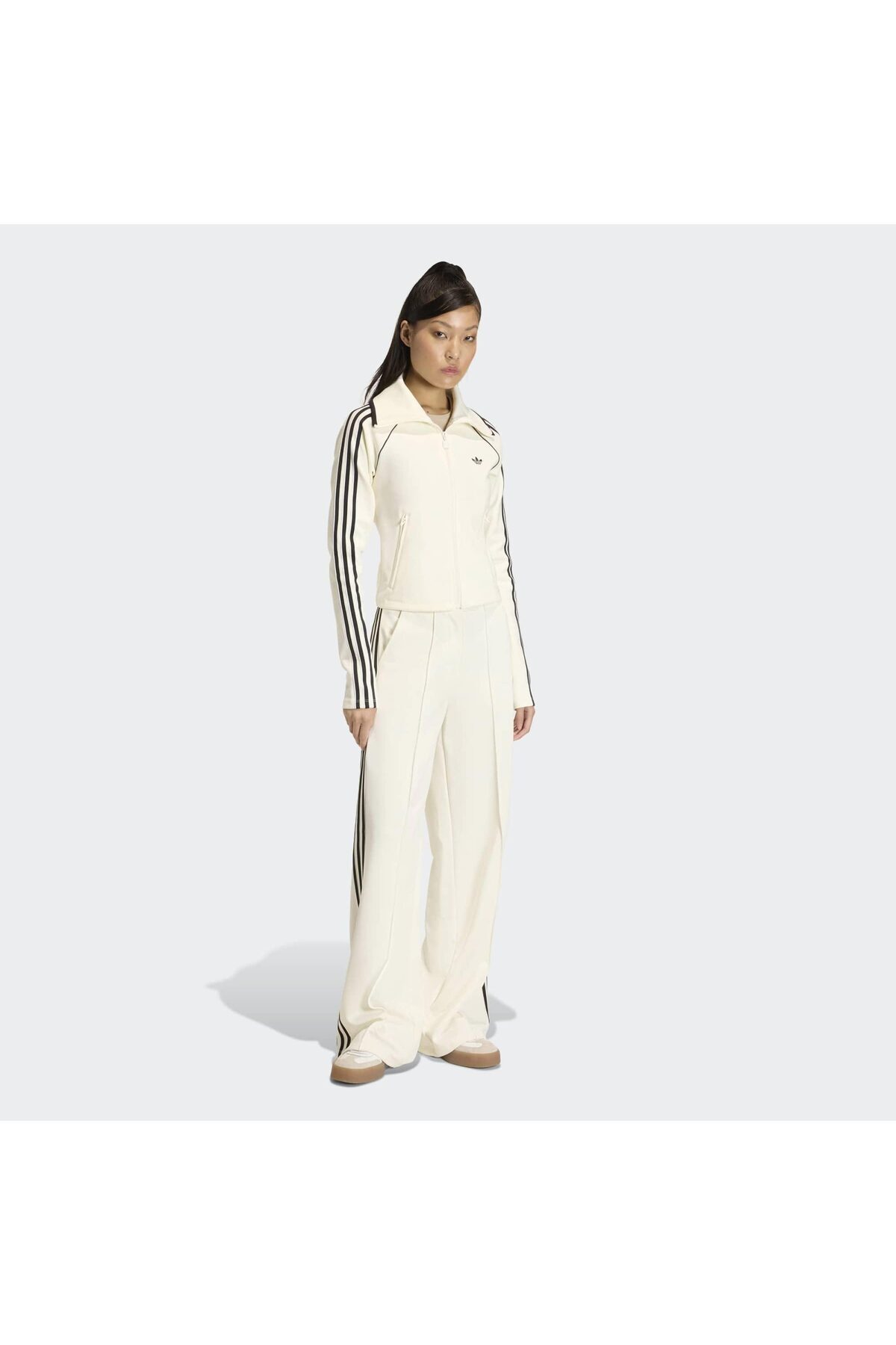 adidas Firebird Kadın Beyaz Ceket (KD2965) görsel 3
