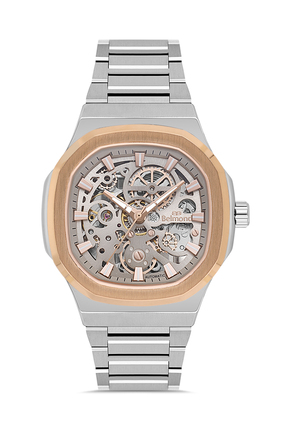 Belmond KNG1147.540 Gümüş & Rose Çelik Kordon Otomatik Erkek Kol Saati