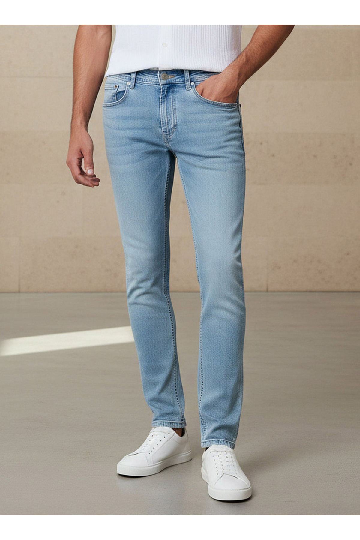 Splash FAV Men Skinny Fit Flexi Waist Pocket Jeans