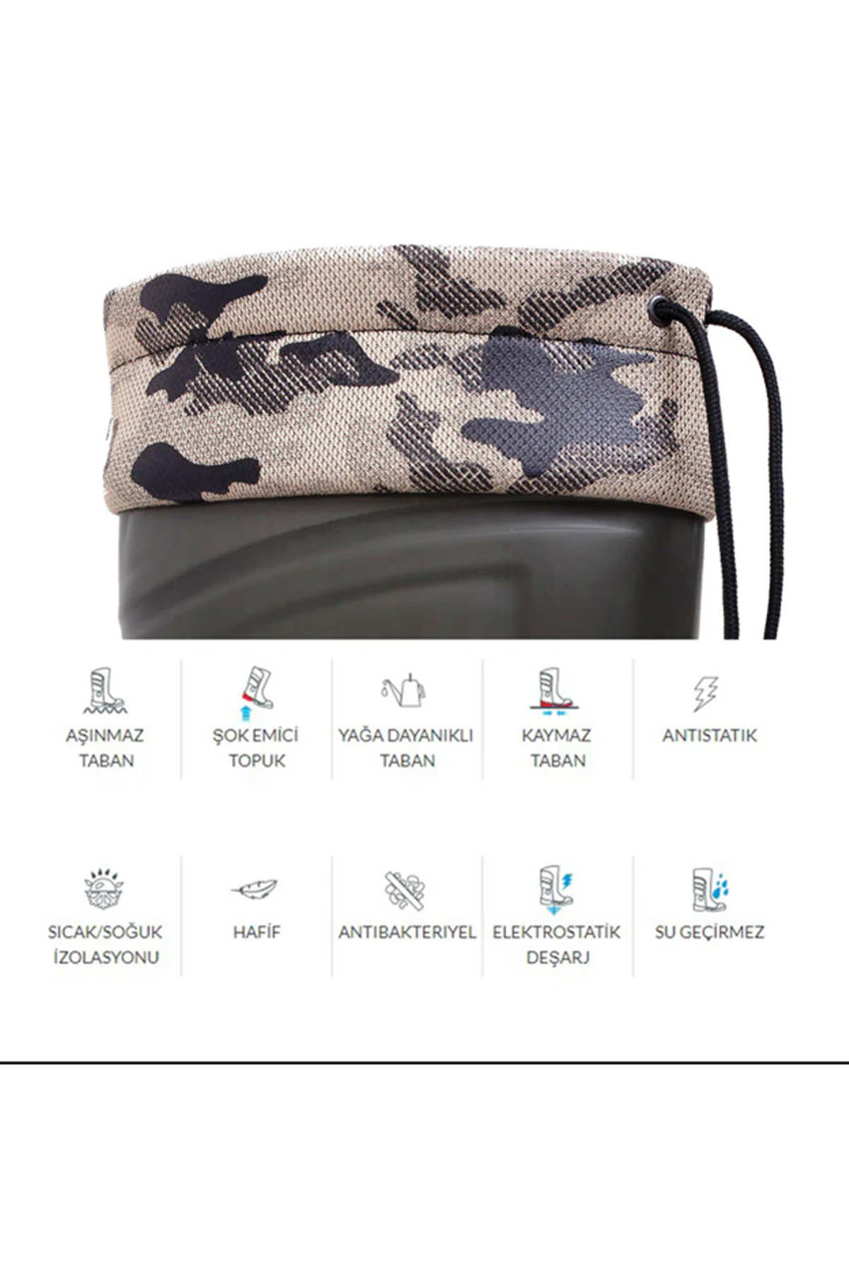 Polly Boot GALAXY VEGA K.HAKİ (BOĞAZLI) AVCI ÇİZME görsel 4