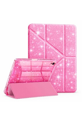 UnDePlus iPad 11.Nesil A16 11inç/10.Nesil 10.9inç Kılıf Simli Işıltılı Parlak...