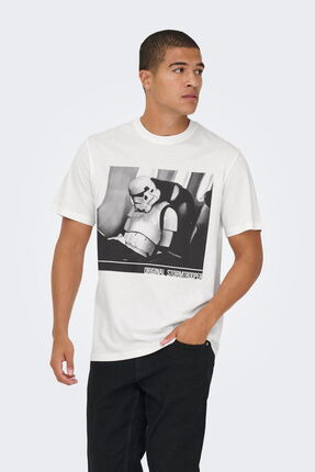 Only & Sons Only Sons Stormtrooper Unisex Regular Fit Lisansli Star Wars Tiso...