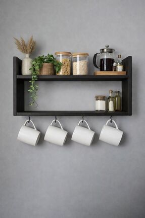 Marmara Raf Sistemleri Ahşap mutfak rafı