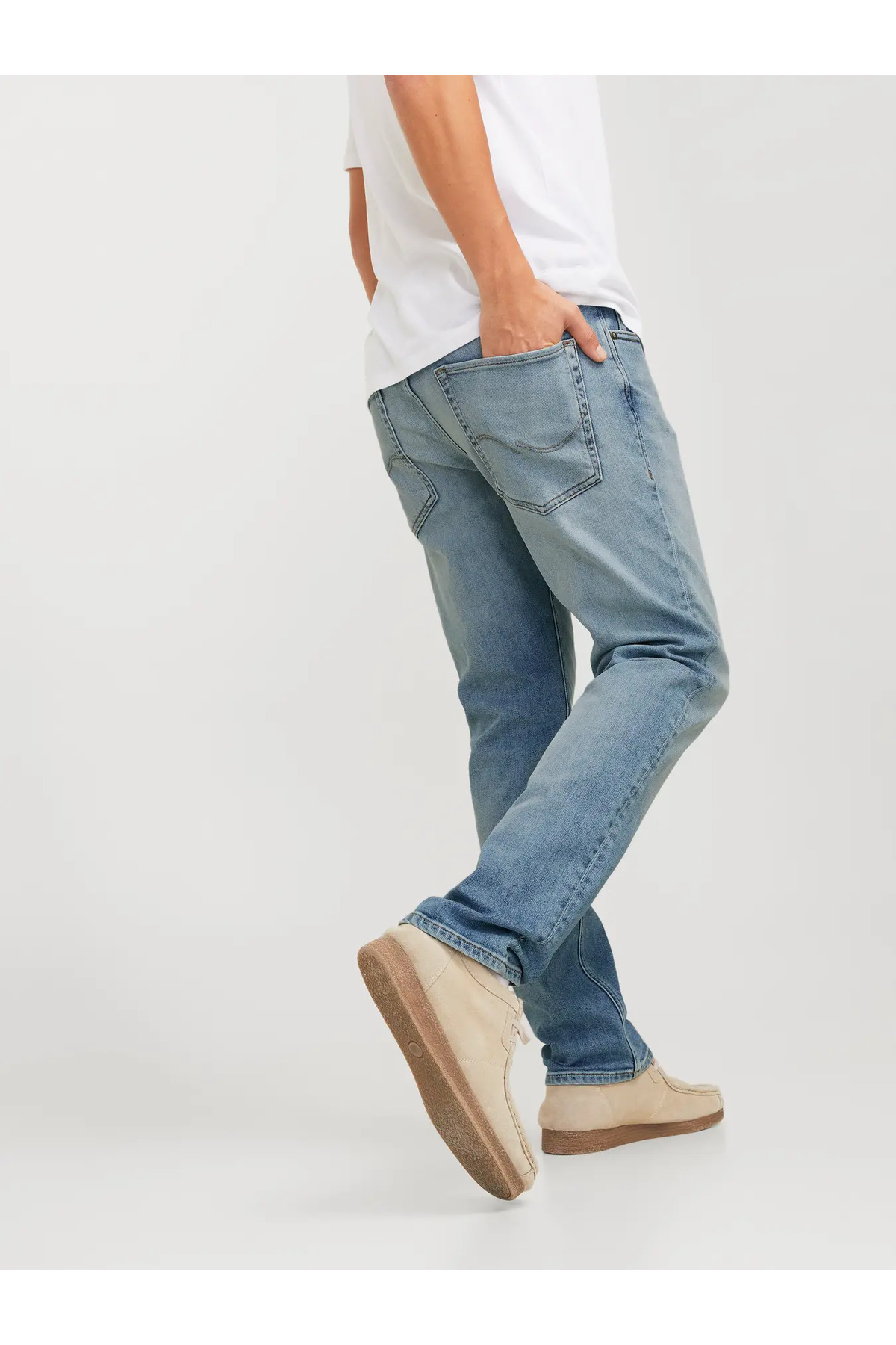 شلوار جین مردانه راسته فاق نرمال | جک اند جونز Jack & Jones 12268258 - تصویر 8