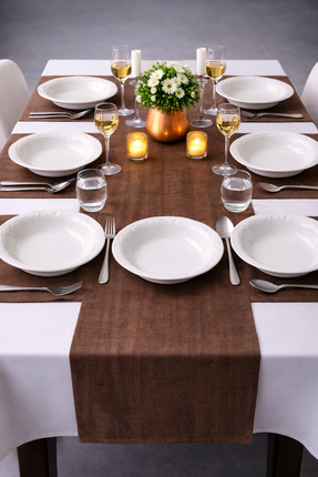 Miraçer Miraflor Porselen 17 cm Çukur Yemek Tabağı 6 adet