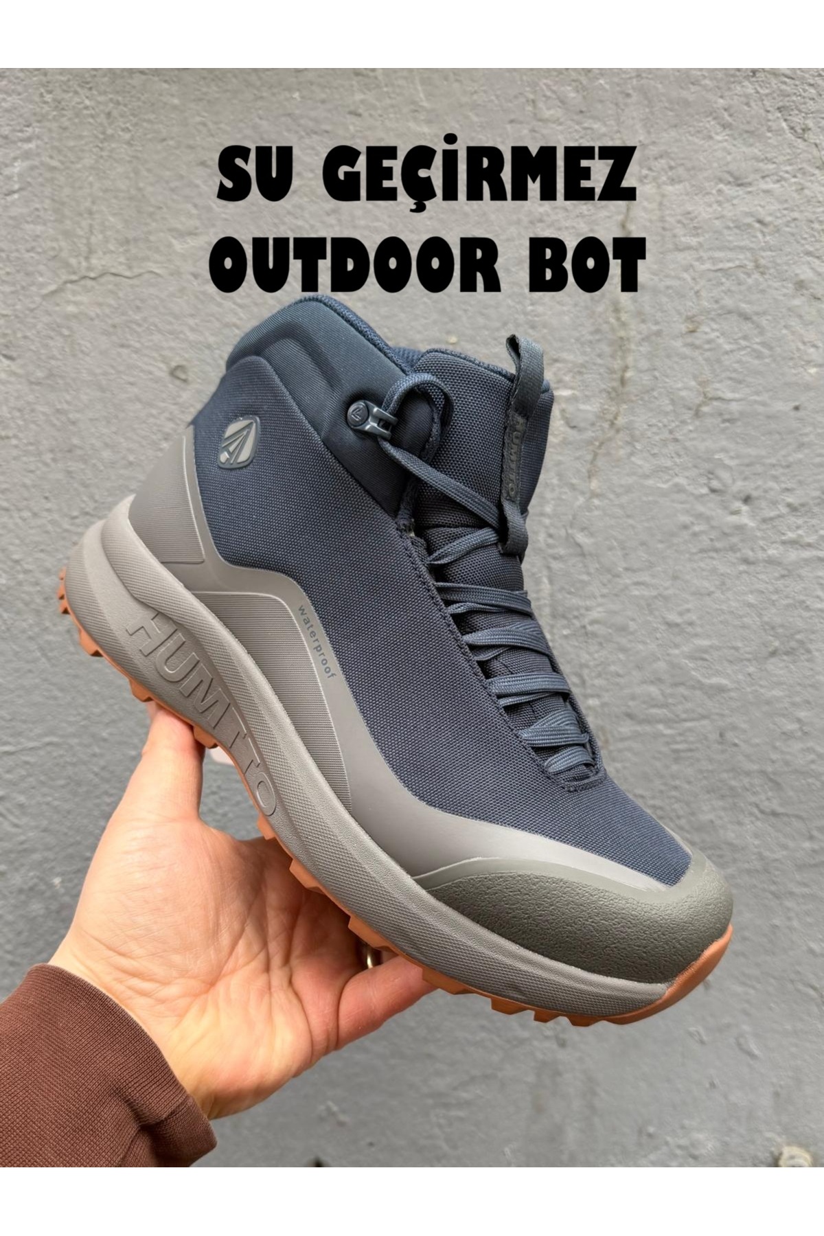 HUMTTO  WATERPROOF ERKEK OUTDOOR BOT, SU GEÇİRMEZ BOT, ORTOPEDİK KAYMAZ TABAN - Görsel 4