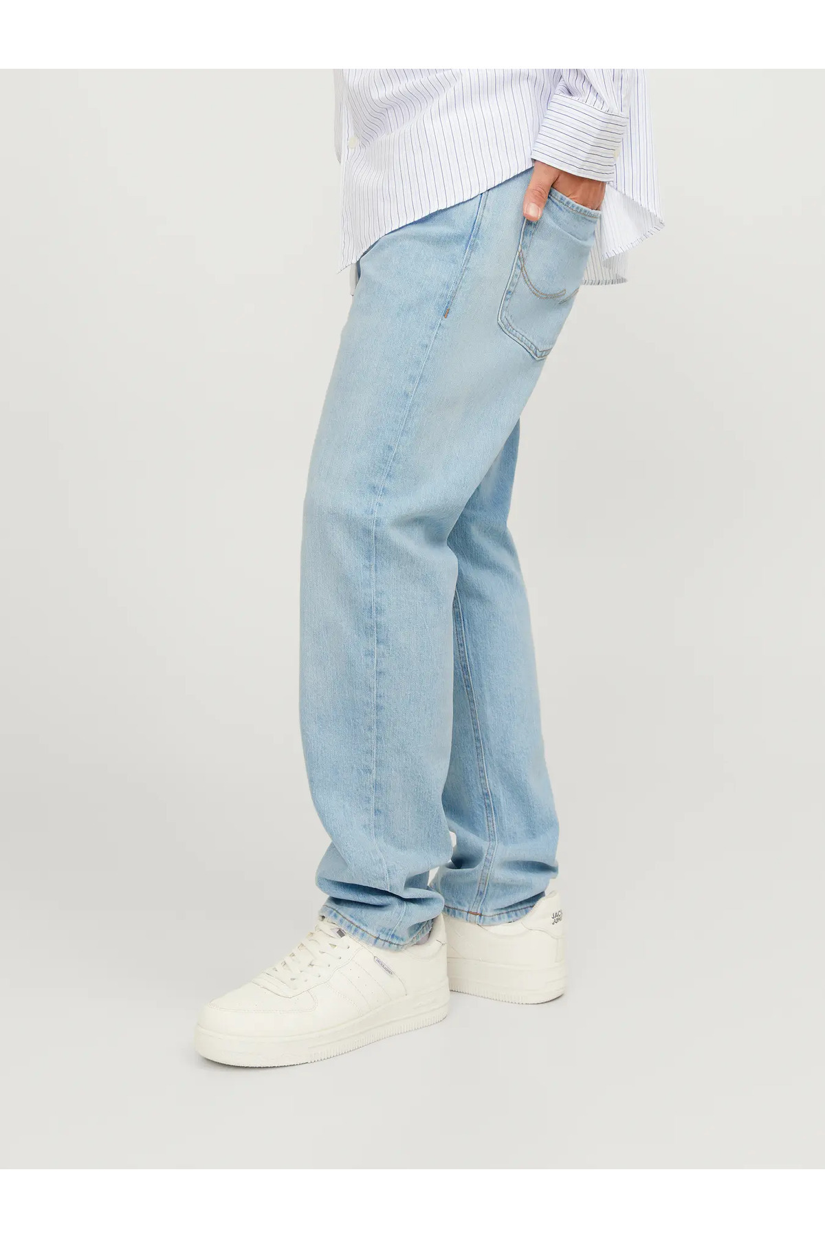شلوار جین مردانه راسته فاق نرمال | جک اند جونز Jack & Jones 12249059 - تصویر 6