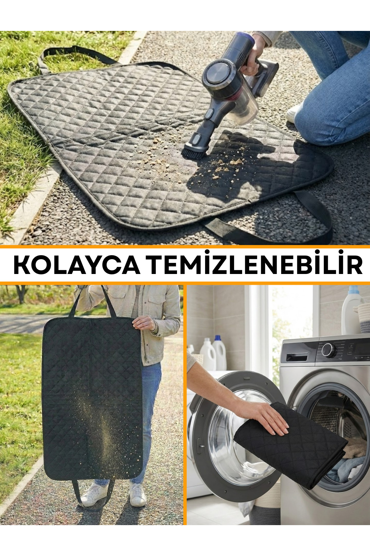 BEYLİNİ Araç İçi Koltuk Arkası Koruyucu Toz Engelleyici Suya Dayanıklı Araba Oto Koltuk Arkası Kılıf 45x65cm fotoğrafı 4 (önizleme)