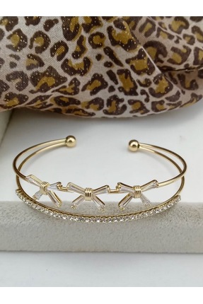 Orelia Takı Zirkon Taşlı Fiyonk Detaylı Bileklik