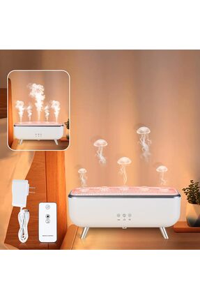 TARÇIN Denizanası Ve Volkan Efektli Hava Nemlendirici Aroma Difüzör 300ml Ses...