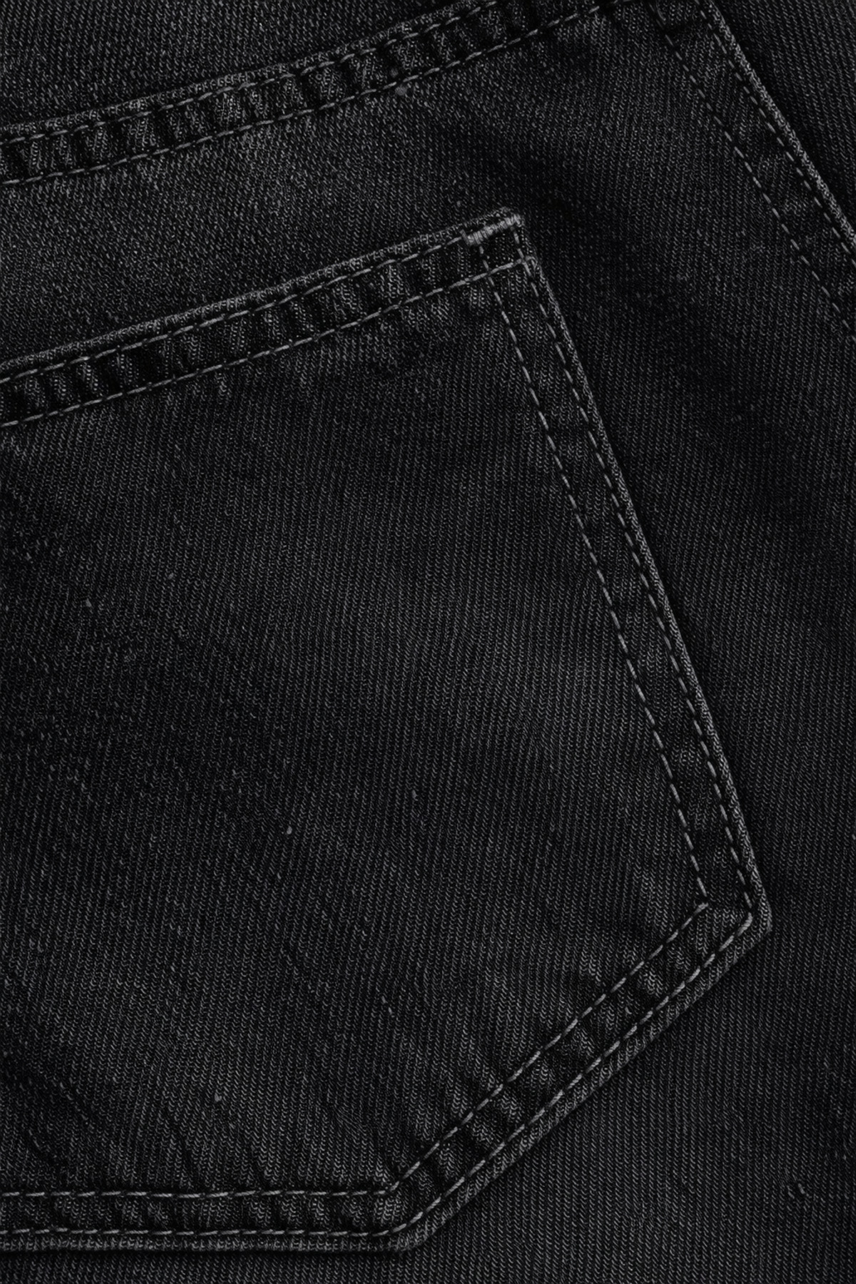 8line  Siyah Baggy Salaş Cepli Bol Kesim Kot Pantolon - Görsel 5