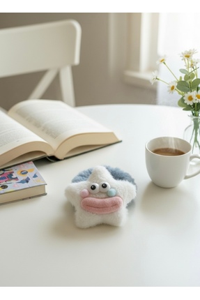 EFA Yıldızlı Peluş Lastik Toka