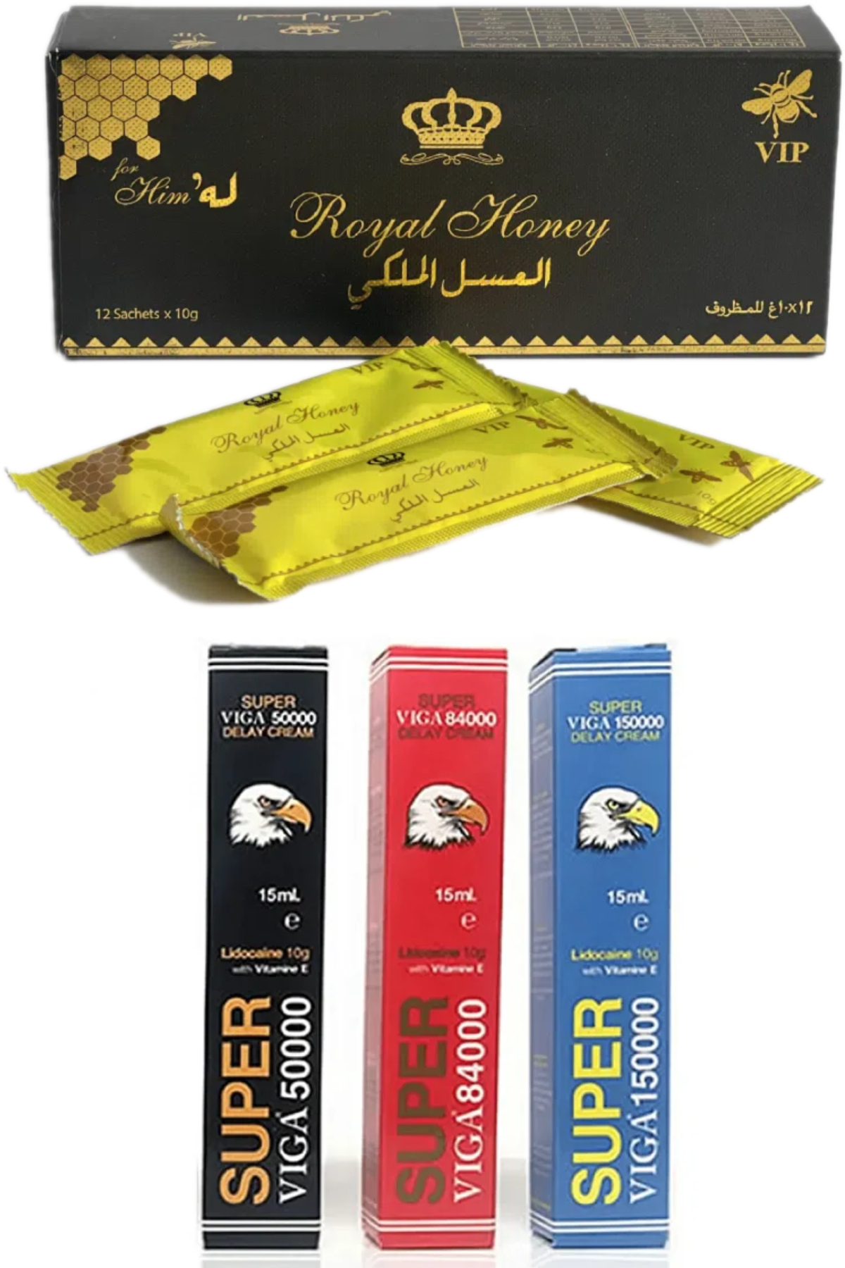 ROYAL HONEY BAL 1 Kutu (12 Şase) Bitkisel Karışımlı Macun ve 3