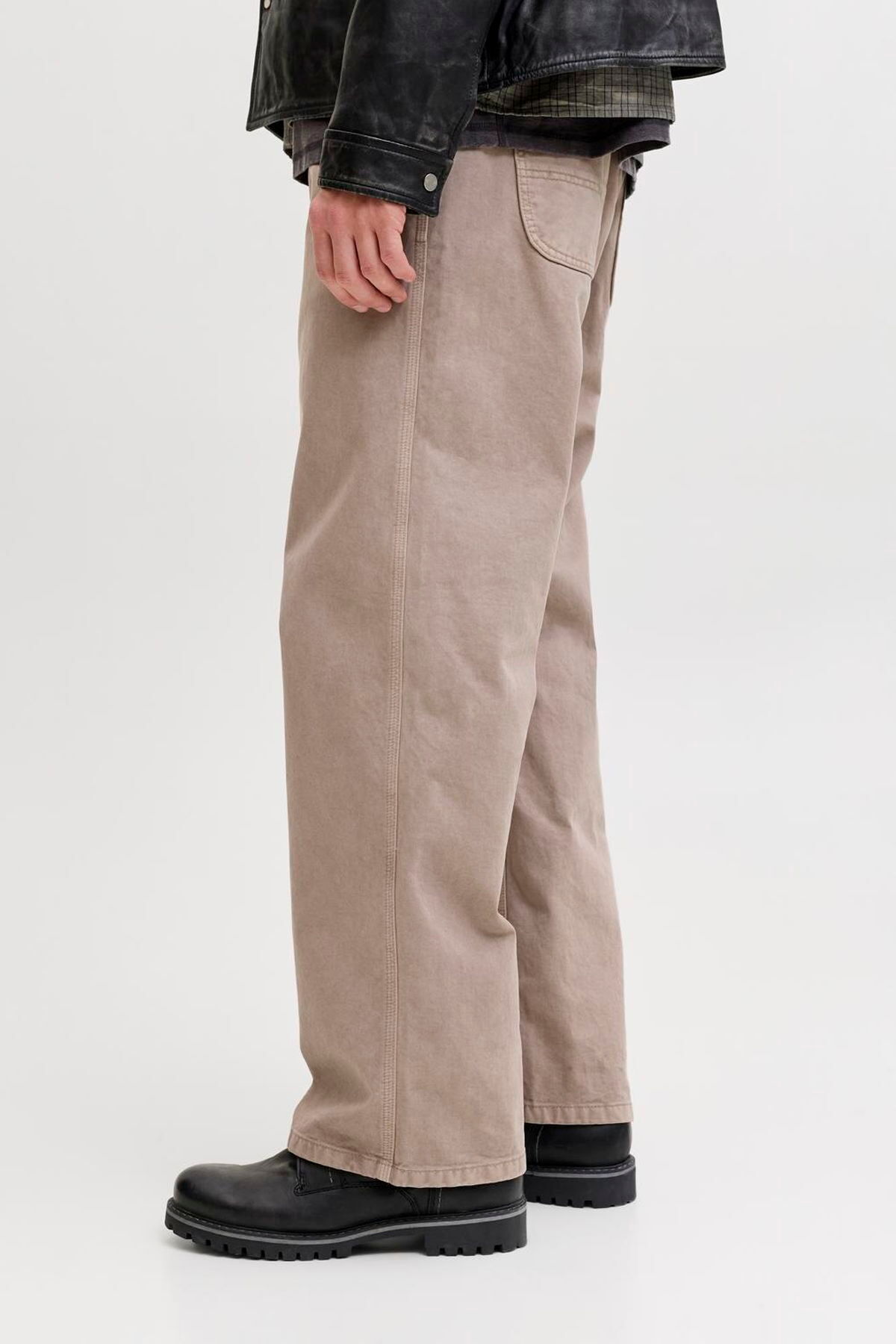 شلوار مردانه راسته فاق بلند | جک اند جونز Jack & Jones 12288528 - تصویر 4