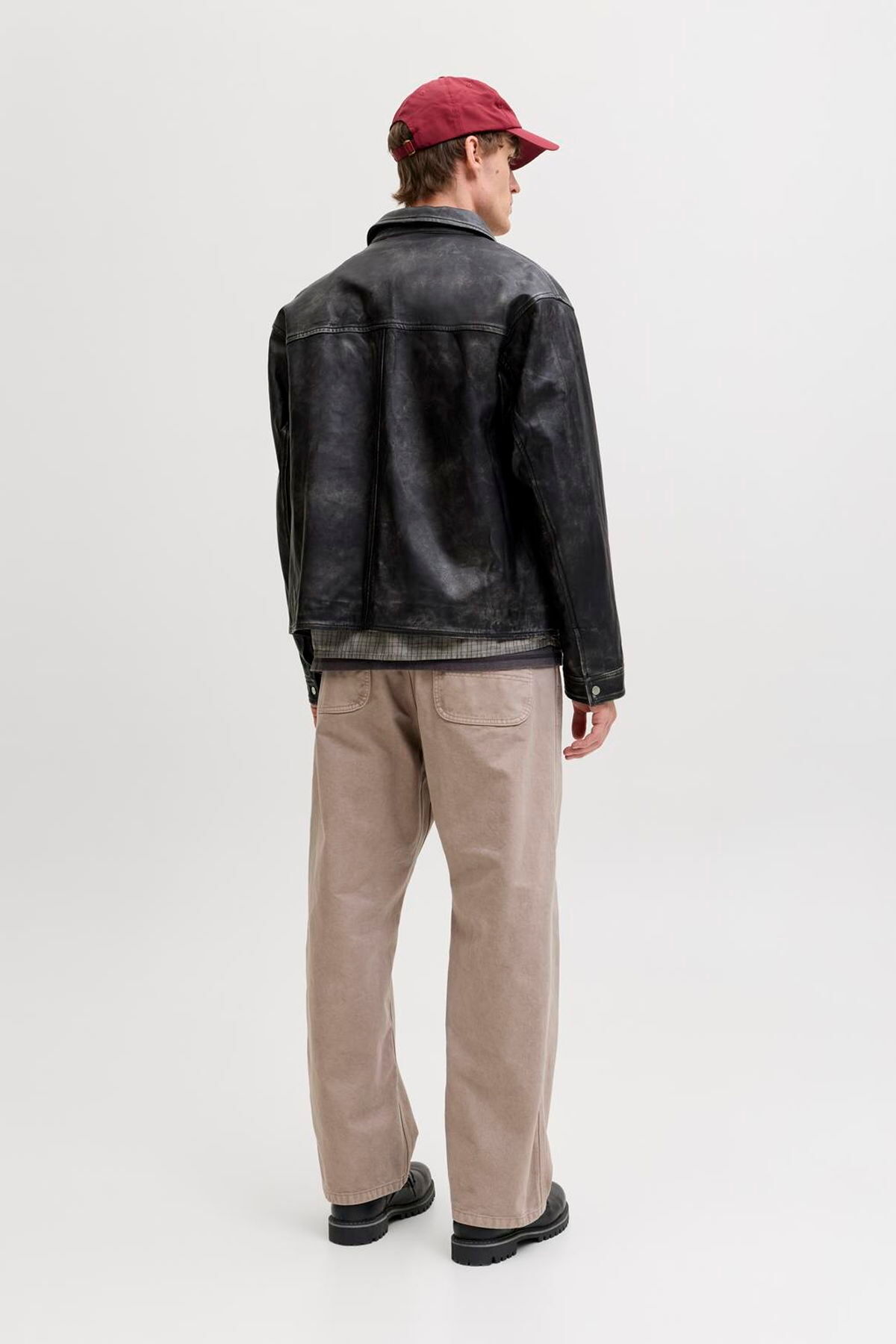 شلوار مردانه راسته فاق بلند | جک اند جونز Jack & Jones 12288528 - تصویر 3