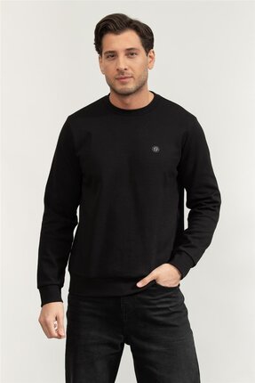BOSS C-Sharpe 01 Erkek Bisiklet Yaka Sweatshirt