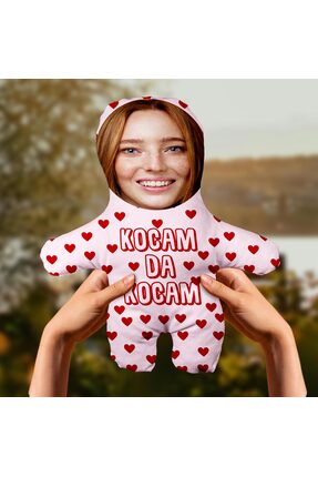 Motto Gift Kocam Da Kocam Kişiye Özel Fotoğraflı Peluş Oyuncak Eşe Sevgiliye ...