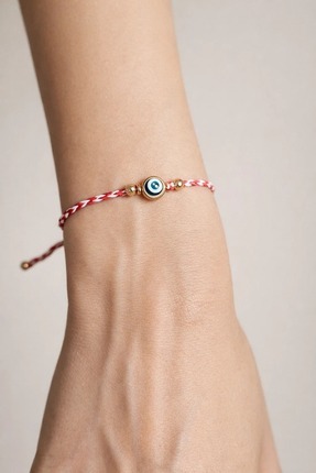 Chillin' Marteniçka Bileklik Nazar Boncuklu Hediyelik Bahar Dilek ve Şans Bil...