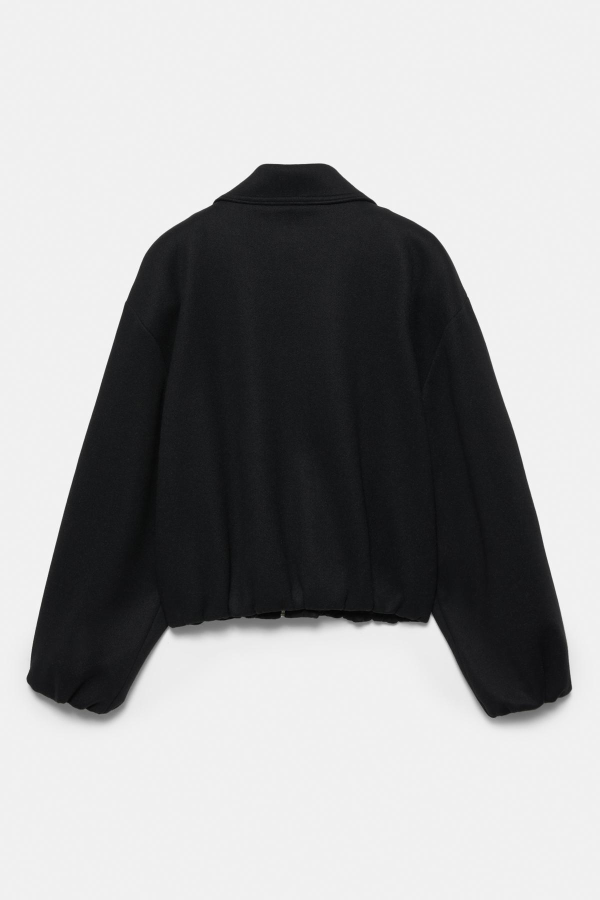 Pull & Bear  Yumuşak kumaş balon ceket - Görsel 7