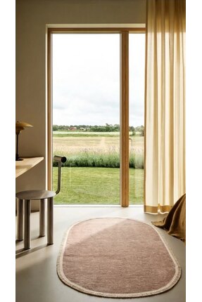 Halispecial Aheste-Bej-Oval-Salon-Oturma Odası-Koridor-Mutfak-Modern-Kilim-Yı...