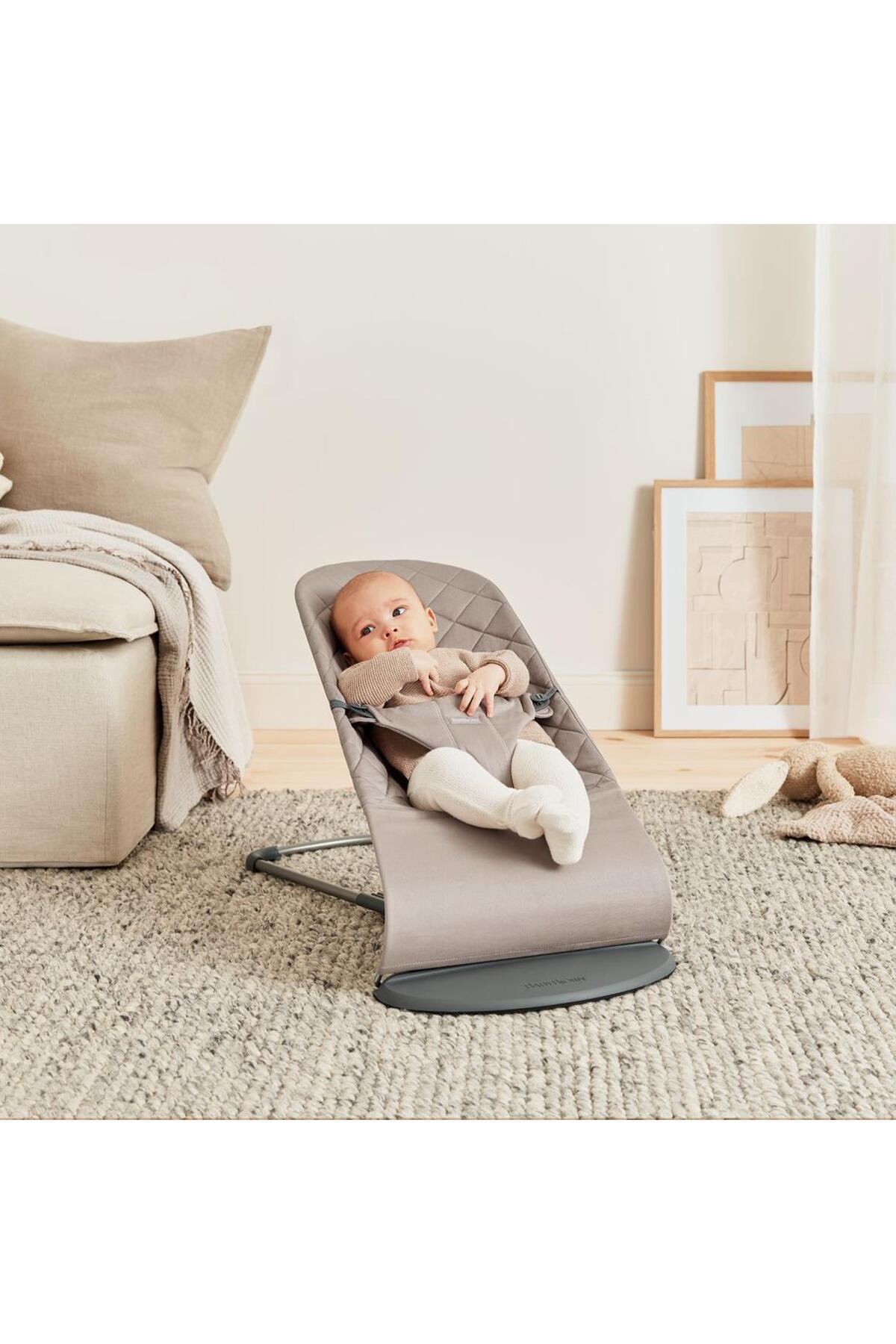 BabyBjörn Bliss Ana Kucağı Oyuncaklı Woven Sand Grey fotoğrafı 5 (önizleme)