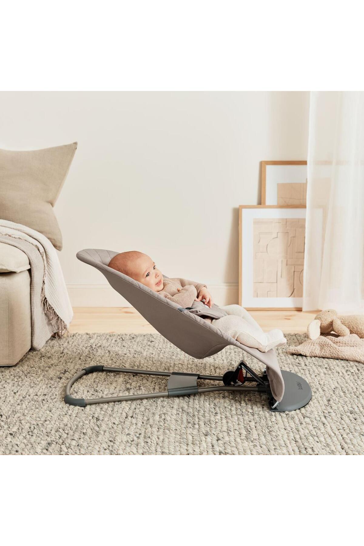 BabyBjörn Bliss Ana Kucağı Oyuncaklı Woven Sand Grey fotoğrafı 3 (önizleme)