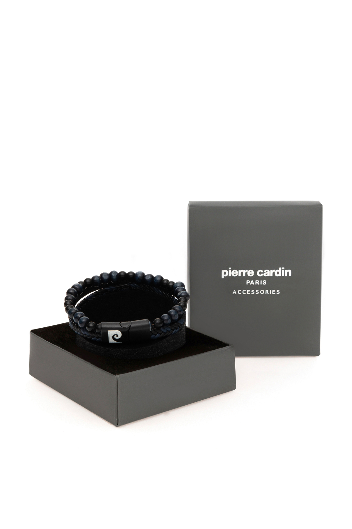 دستبند نقره مردانه | پیر کاردین Pierre Cardin 50325548 - تصویر 2