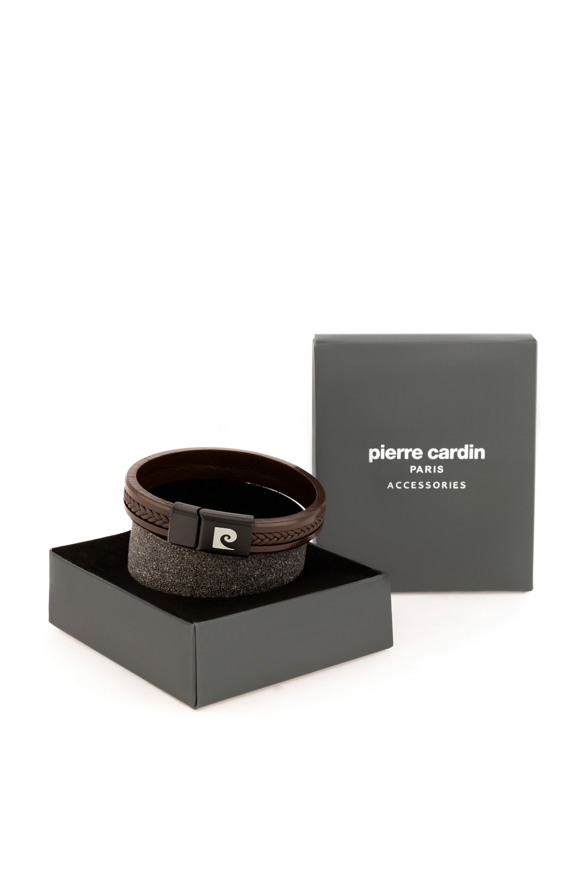 دستبند نقره مردانه | پیر کاردین Pierre Cardin 50325550 - تصویر 2
