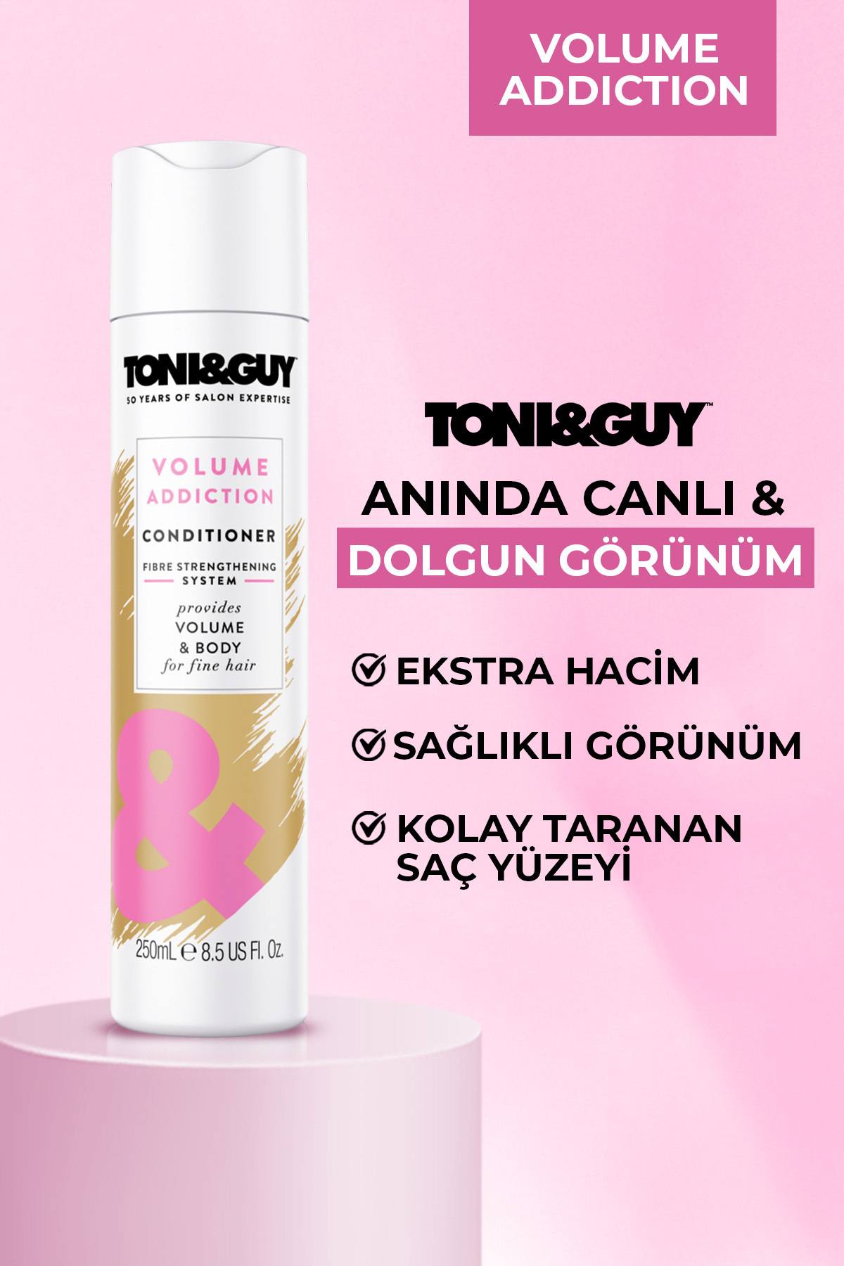 Volume Addiction İnce Telli Saçlar İçin Hacim Veren Saç Kremi 2x250 ml — TNGY0013 — تصویر 2 از 5
