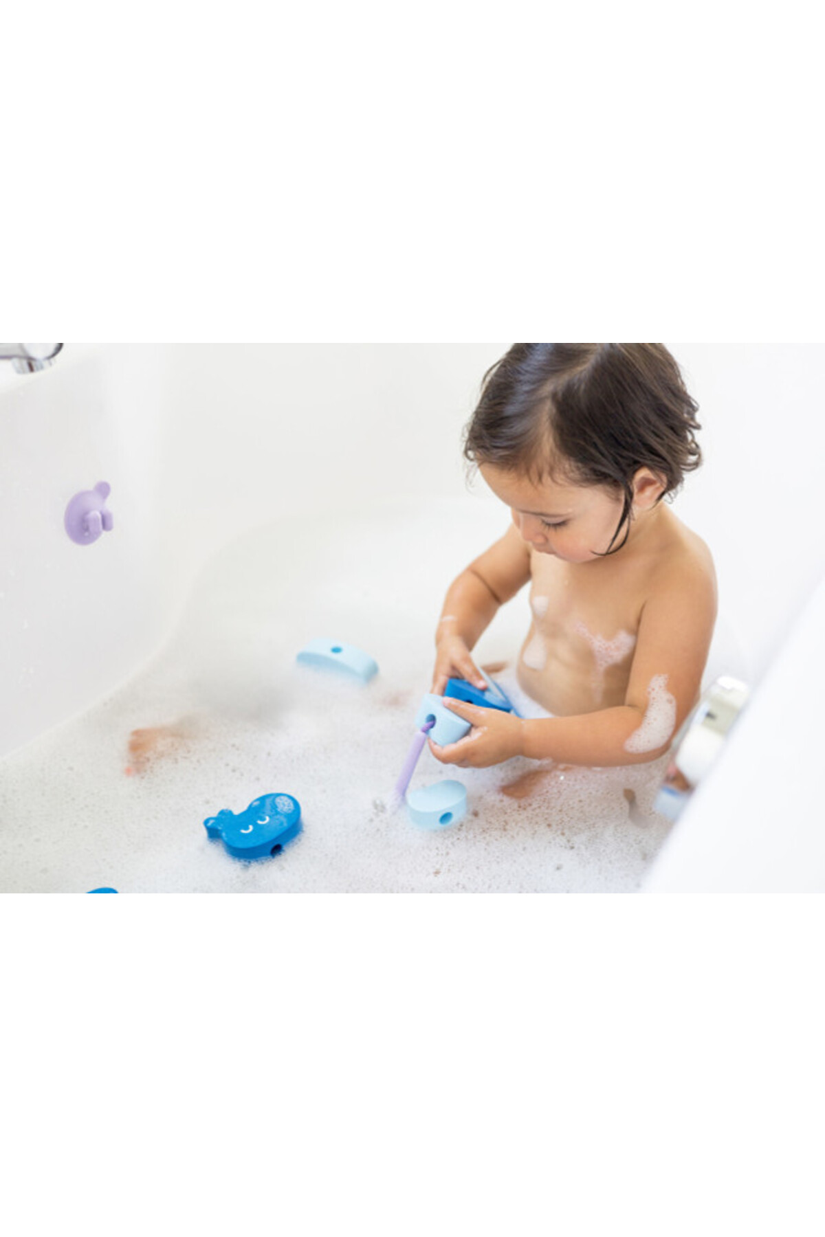 Quut Beedi Çok Amaçlı Banyo Oyuncak / Hippo fotoğrafı 4 (önizleme)