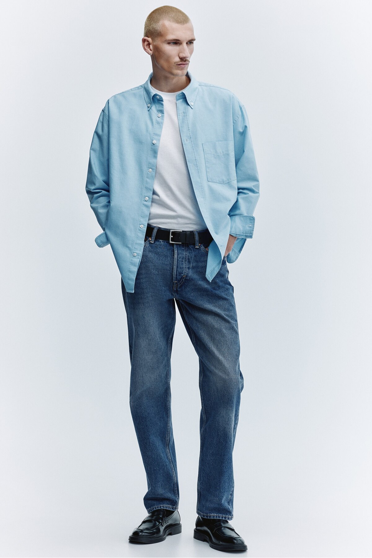 شلوار جین راسته اورجینال اچ اند ام شلوار جین H&M