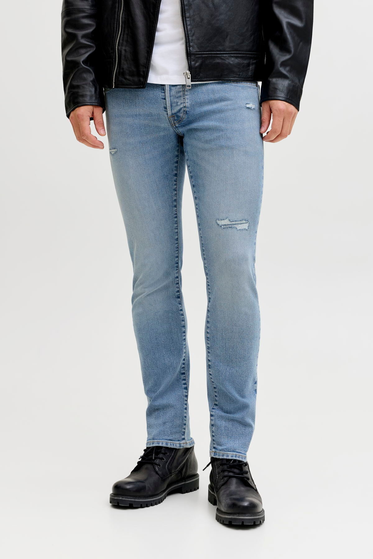 شلوار جین مردانه راسته فاق نرمال | جک اند جونز Jack & Jones 12289541 - تصویر 2