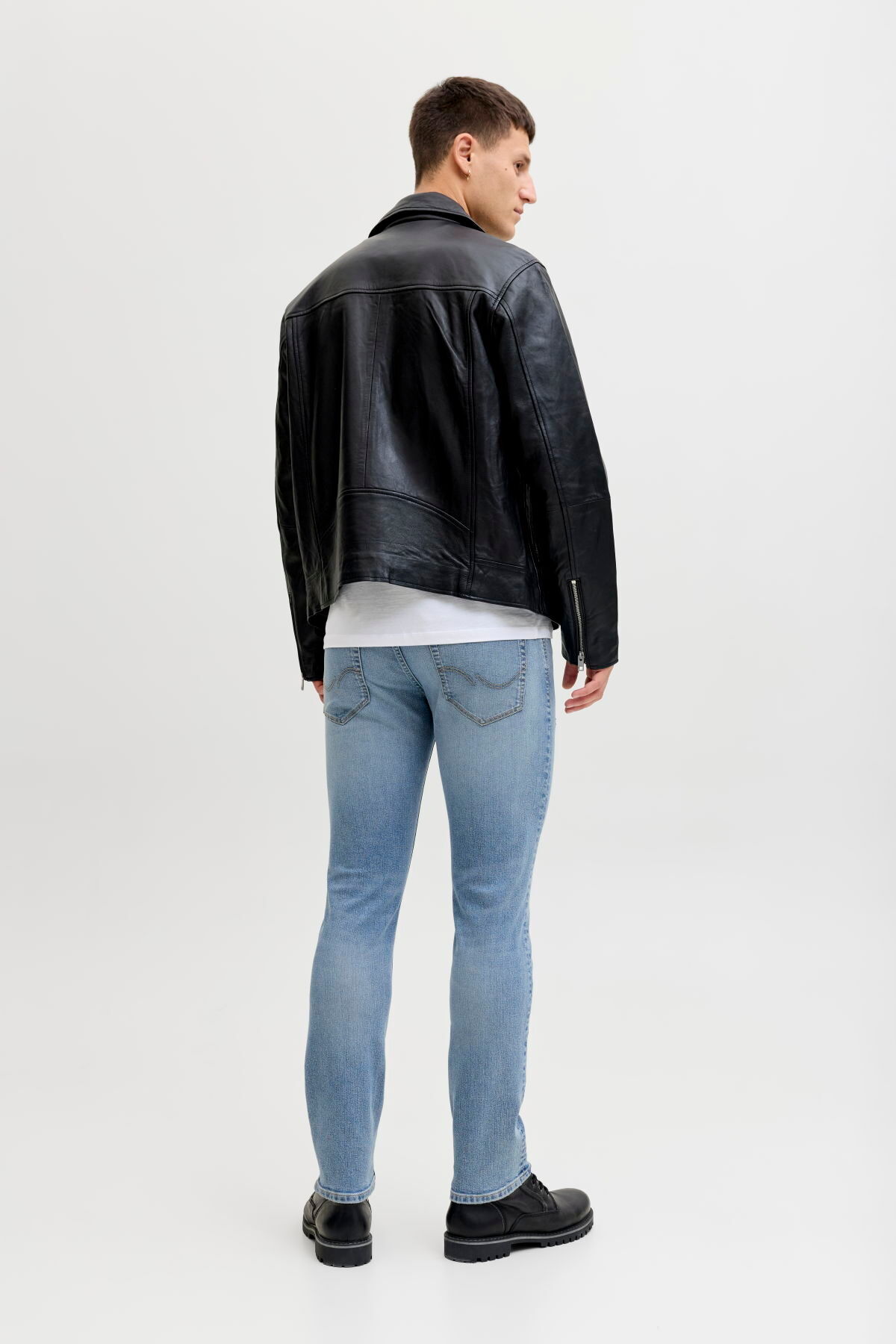 شلوار جین مردانه راسته فاق نرمال | جک اند جونز Jack & Jones 12289541 - تصویر 3